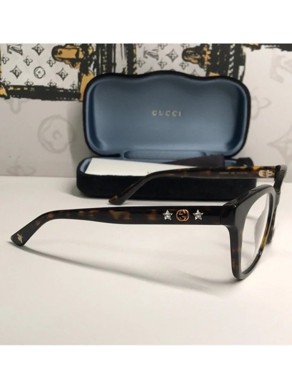 Luxury New Authentic Gucci GG0349O 006 Eyeglasses - Picture 11 of 14